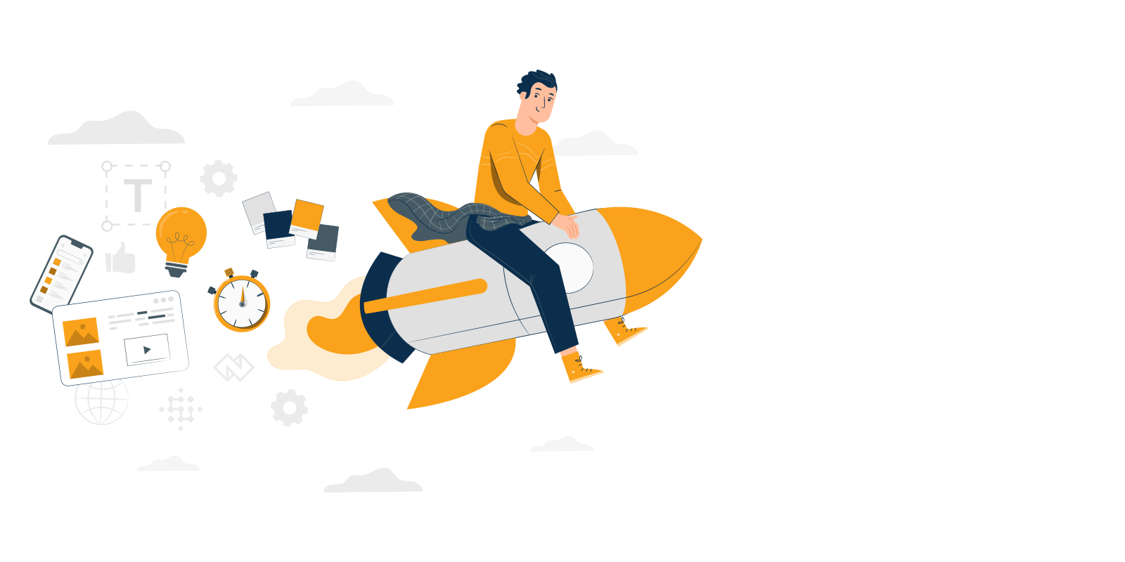 illustration for logo designer & design agency poole
