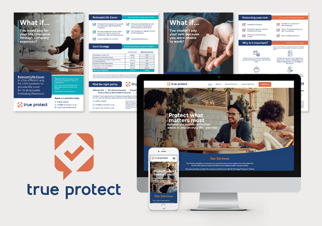 logo design, print and website design agency portfolio