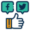 icon for social media design agency
